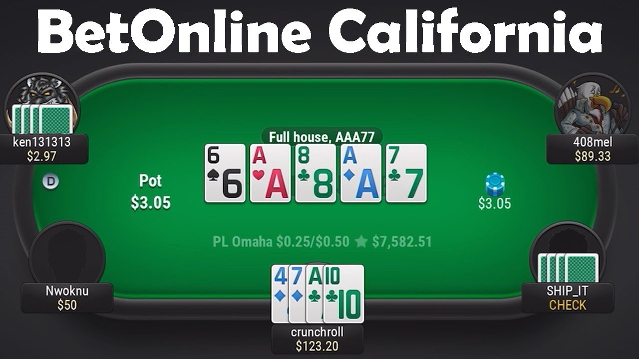 USA Online Poker for Real Money at BetOnline Poker Room